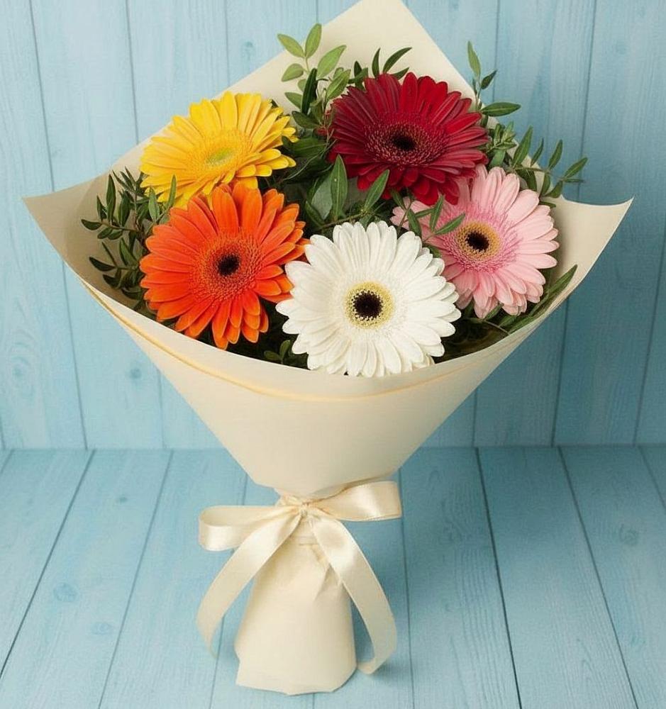 Букет цветов из: Герберы в Арсеньево