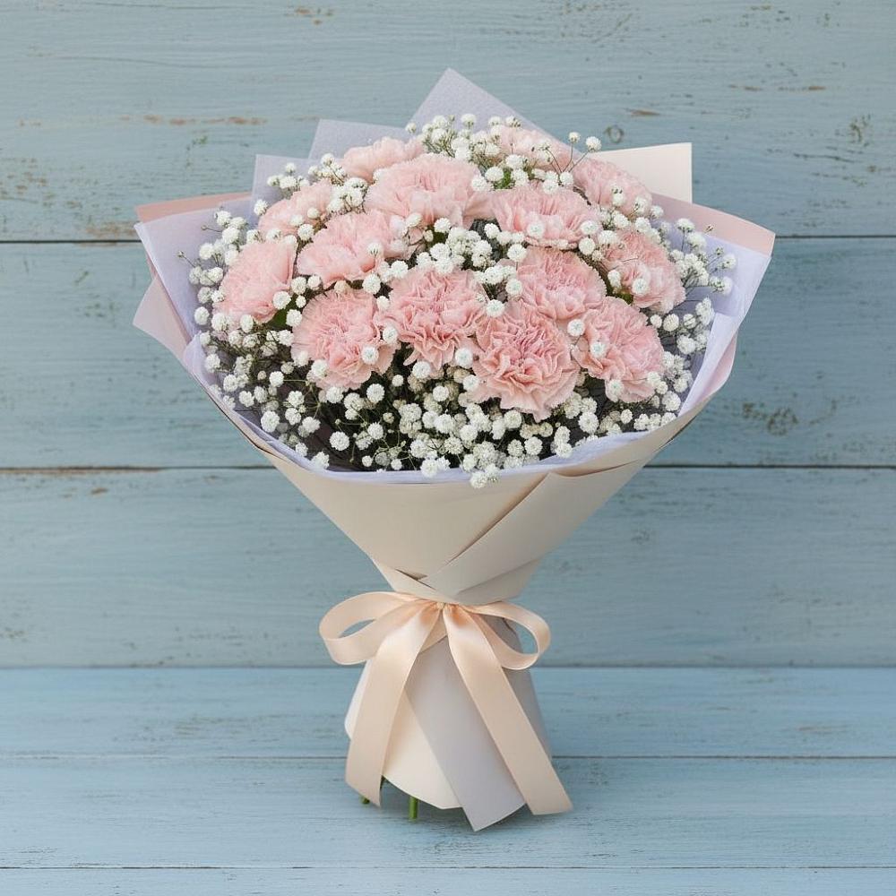 Букет цветов из: Гвоздики в Арсеньево