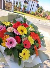 Букет цветов из:  Герберы #REPLACE_PRED# Арсеньево
