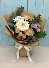 Букет цветов из:  Герберы и Хризантемы в Арсеньево