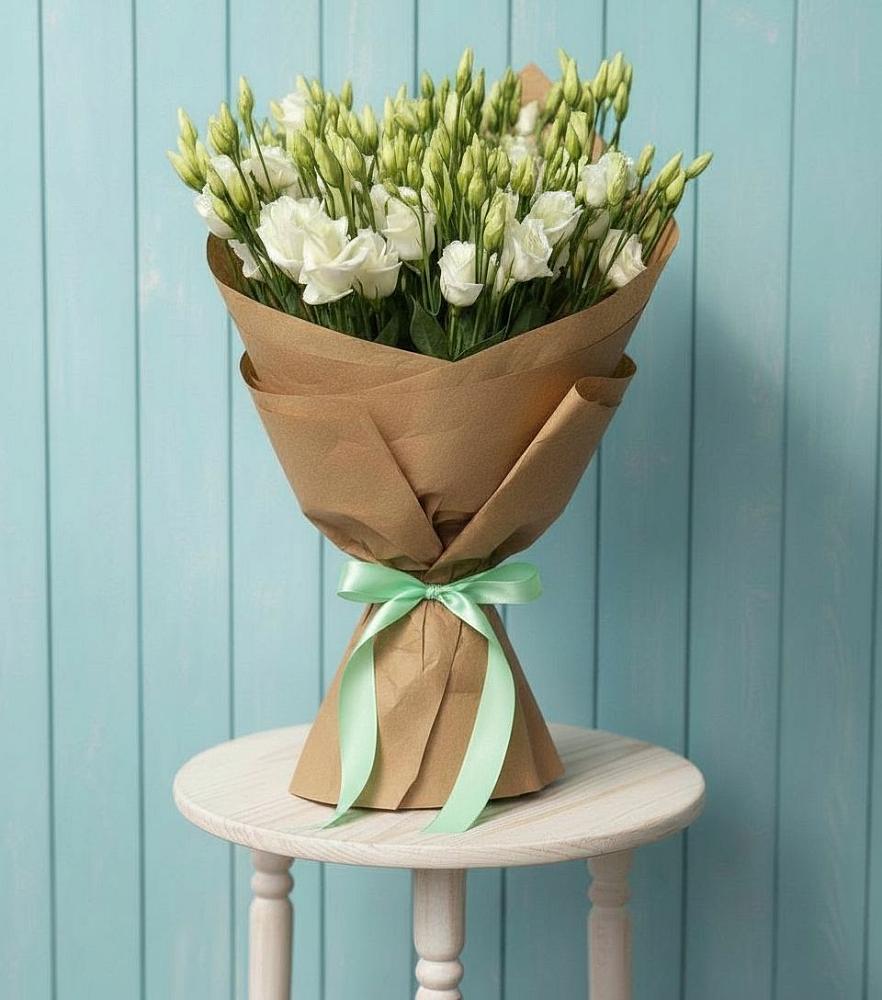 Букет цветов из: Лизиантусы в Арсеньево