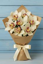 Букет цветов из:  Орхидеи и Розы в Арсеньево