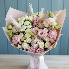 Букет цветов из:  Альстромерии и Розы в Арсеньево